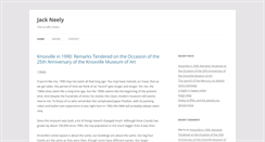 Desktop Screenshot of jackneely.com